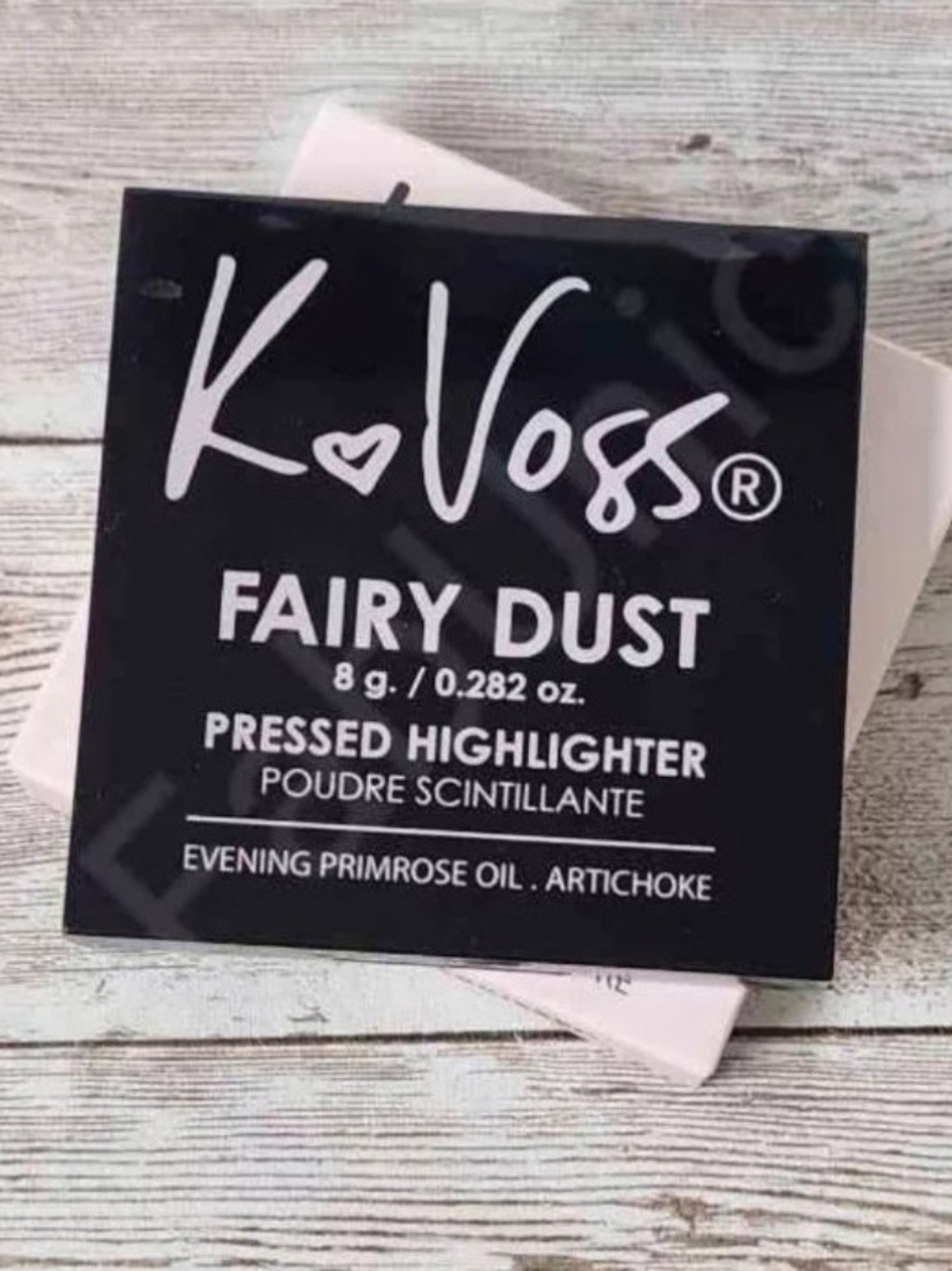 K Voss Fairy Dust Pressed Highlighter Moonlight/ Starkissed 8 g Full Size NEW